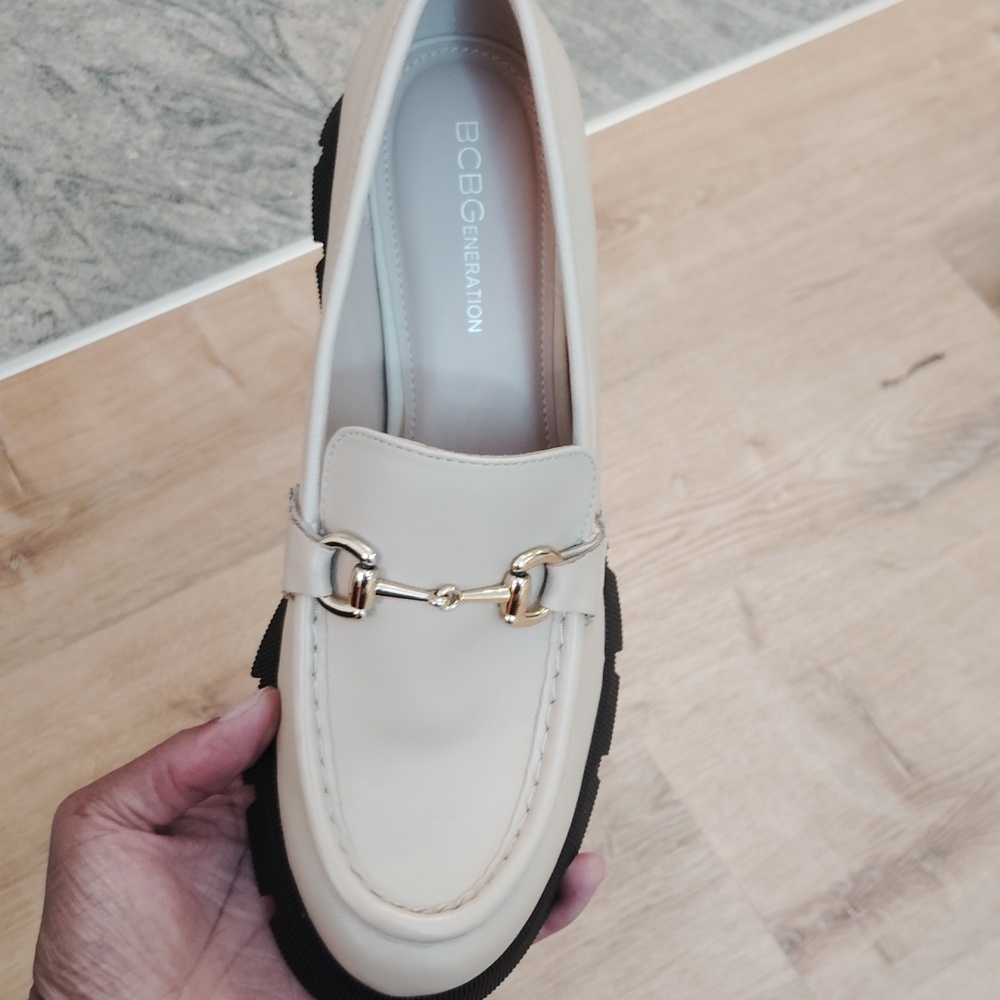 NEW BCBGeneration Raylin Platform Blk Lug Sole Loafer ๐ฅ - Picture 6 of 8
